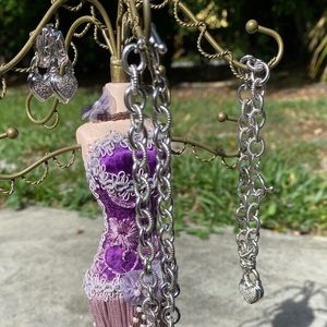 Jewlry Set (Zales) Necklace, Earrings, Bracelet